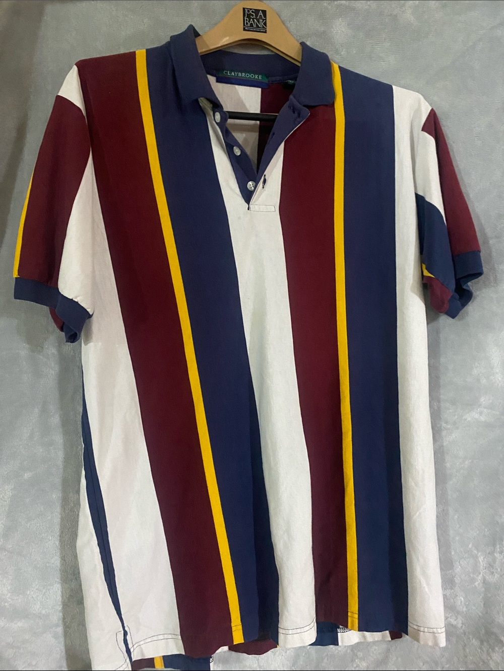 Vintage 1990s Claybrooke short-sleeve polo shirt